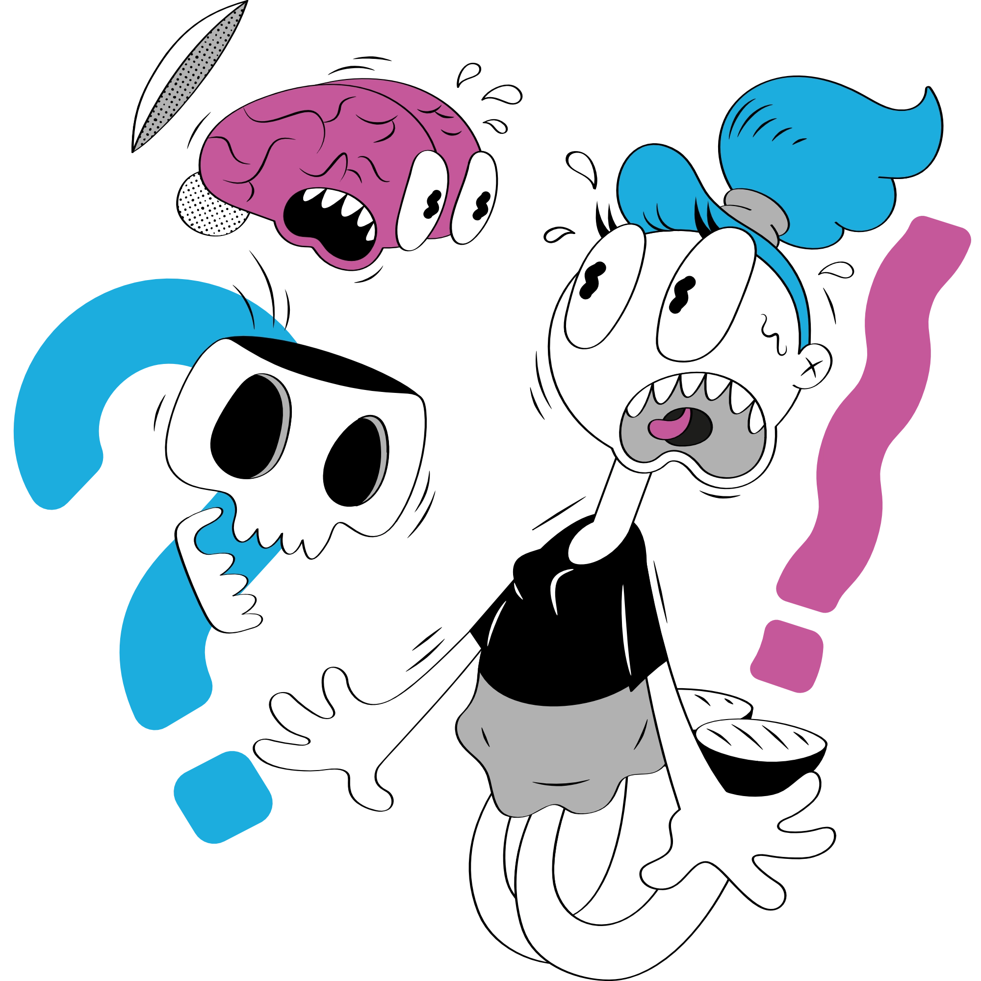 Looney woman afraid of an error 404